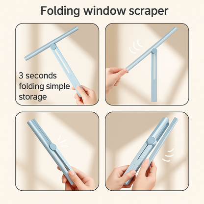 SparkWipe™ 2-in-1 Foldable Glass Cleaner