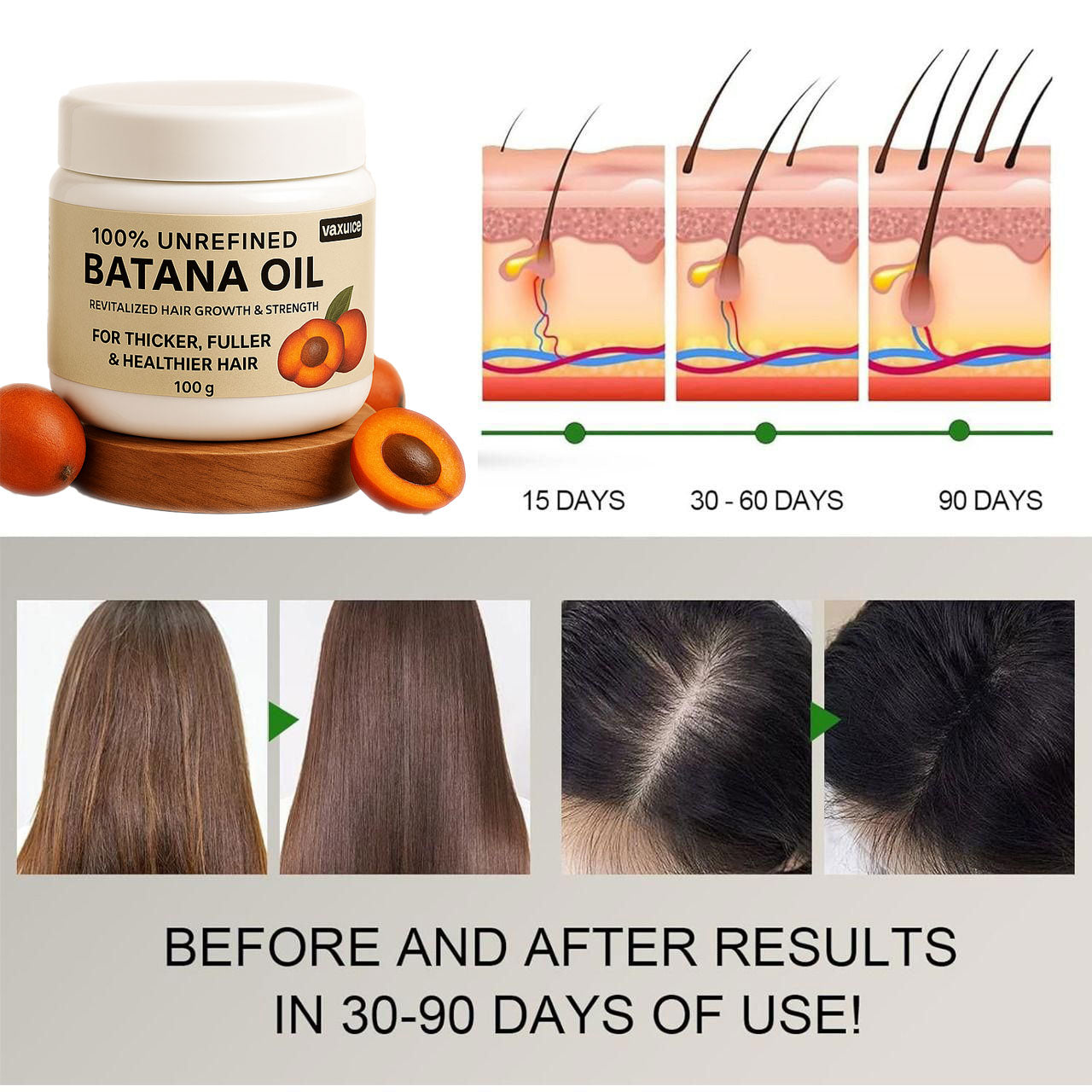 BATANA Oil Hair Mask – Deep Nourishment in Just 10 Minutes!